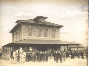 Hershey Volunteer Fire Company, first fire hall. ca. 1906-1910