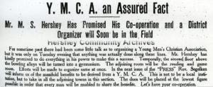 Hershey Press, 10/29/1909