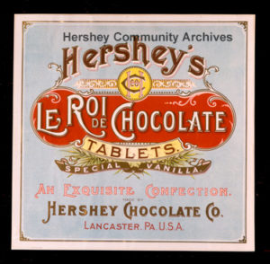 Hershey's Le Roi Chocolate Tablets, ca1896-1909