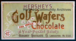 Hershey's Golf Wafers, ca1895-1905