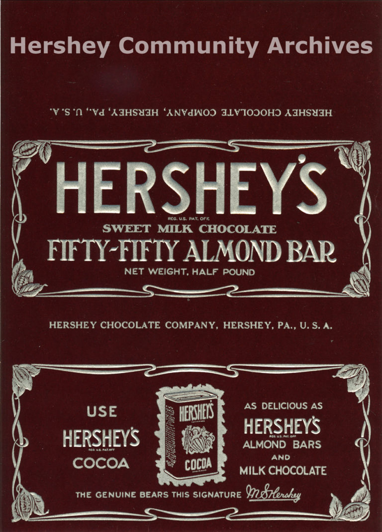 Bursting with Almonds: Hershey’s 50-50 Bar – Hershey Community Archives