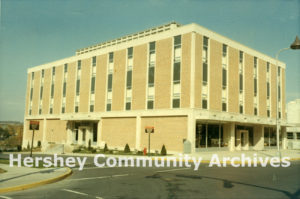 Hershey Estates office building, built in the former location of the Women's Club, ca. 1965