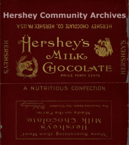 Hershey's Milk Chocolate bar wrapper, 1902-1903