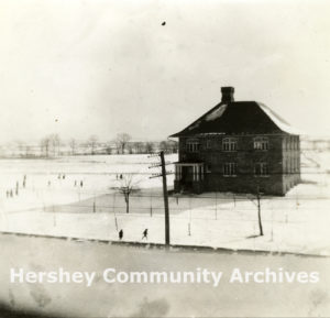 Opening in 1905, McKinley School established a high school for rural Derry Township, ca. 1906