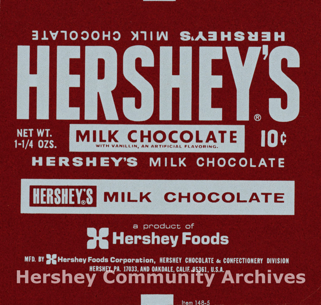 Hershey’s Milk Chocolate: Bar Wrappers Over the Years – Hershey ...