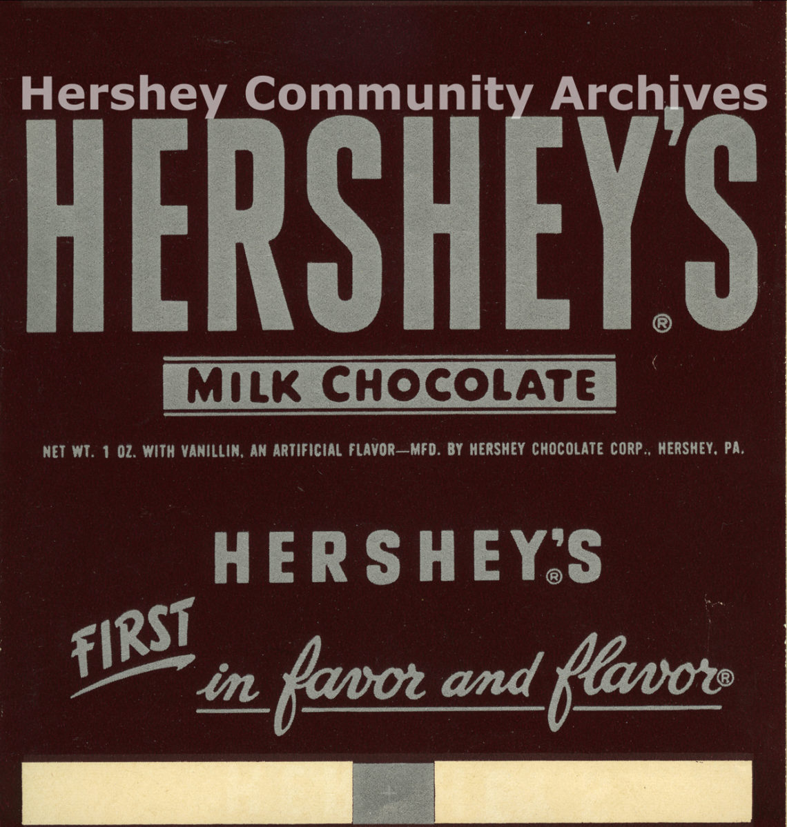 Hershey’s Milk Chocolate: Bar Wrappers Over the Years – Hershey ...