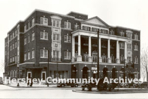 In 1936, two stories were added to the Hershey Inn and the building was renamed the Community Inn, ca. 1936-1945