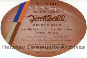 Souvenir program from the first Cocoa Bean Football Game, November 20, 1943
