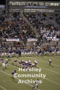 Each fall, Hershey High School's varsity football team can be found at the Stadium. November 2, 2007