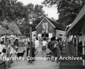 After Hershey Zoo closed, Hersheypark added an Animal Garden and petting zoo. 1973