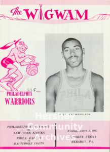 Game program, Hershey Sports Arena, March 2, 1962