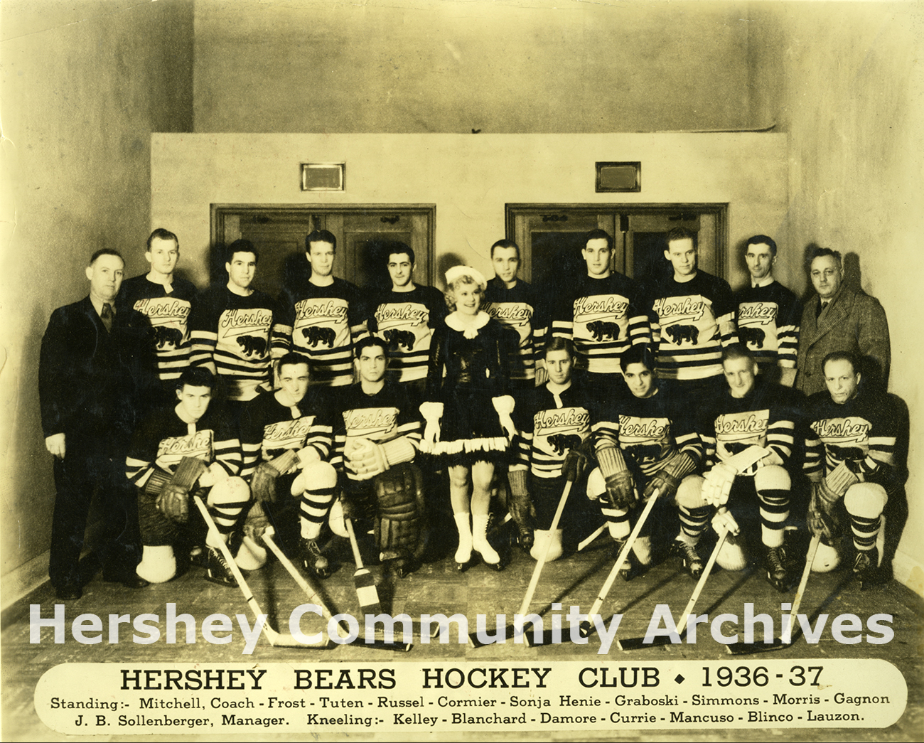 Vintage Hershey Sports Arena Hershey Bears Hockey Club Program 1963-64