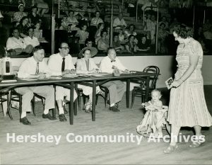 Baby Parade in progress at the Hershey Sports Arena. 1950