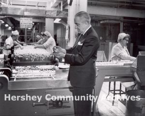 Under Sam Hinkle's leadership, Hershey Chocolate Corporation came alive and began laying groundwork that would be necessary in the future to challenge the competition. February 1962