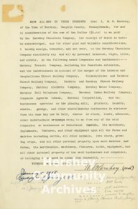 On November 13, 1918, Milton Hershey transferred his ownership of Hershey Chocolate Company to the Hershey Industrial School.