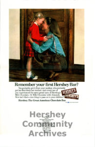 Remember your first Hershey Bar? Print advertisement, 1980