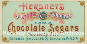 Hershey's Petit Bouquets Chocolate Segars, 1896-1900