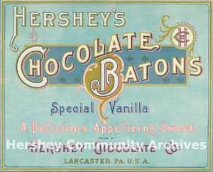 Hershey's Chocolate Batons, ca. 1896-1909