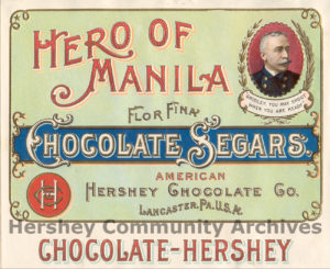 Hero of Manila Chocolate Segars, ca. 1898