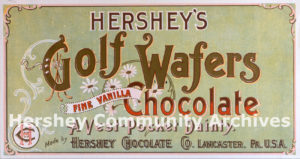 Hershey's Golf Wafers, ca. 1895-1905