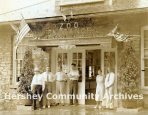 Hershey Park Zoo entrance, ca. 1930-1941