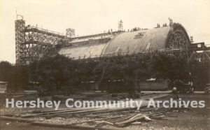 Construction of Hershey Arena, 1936